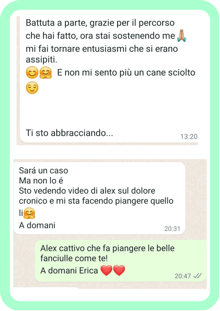 Testimonianze su Corsi di Alex Recchia