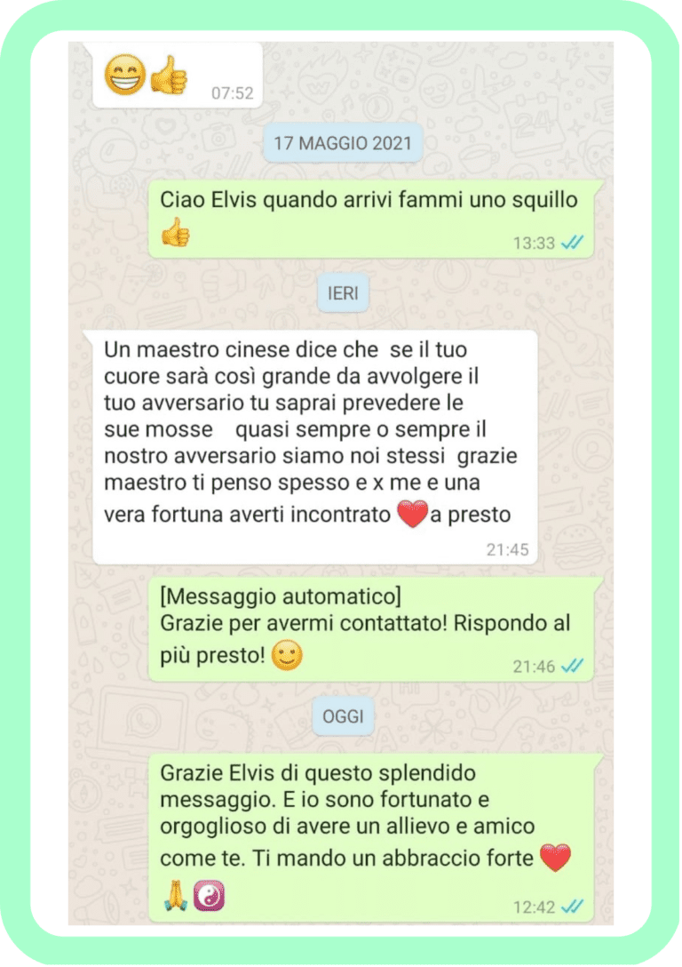 Testimonianze su Corsi di Alex Recchia