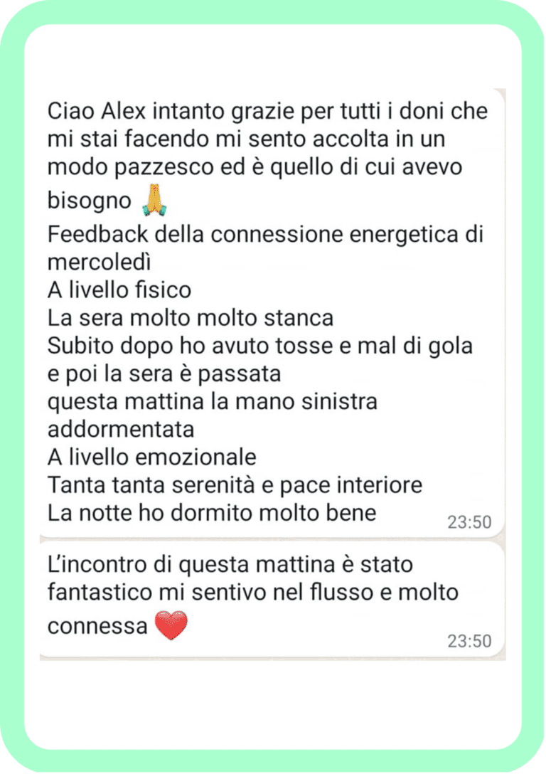 Testimonianze su Corsi di Alex Recchia